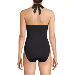 Women's Knot Twist Halter One Piece