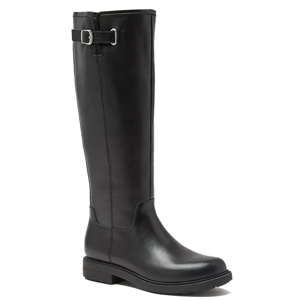 Women's Leather Knee High Riding Boots