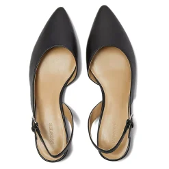 Women's Leather Slingback Low Heels