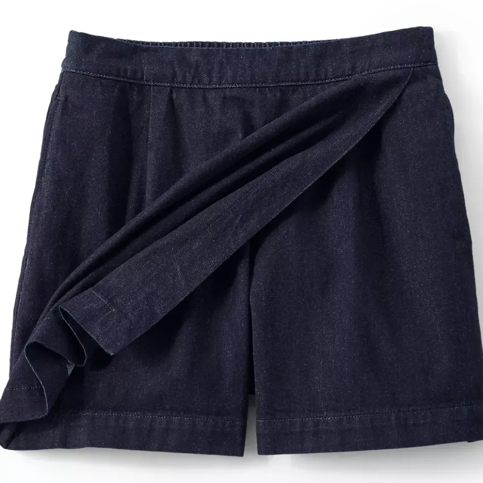 Women's Lightweight Denim Above the Knee Skort