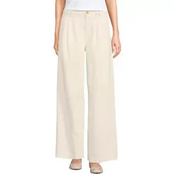 Women's Lightweight Denim Mid Rise Pleated Slouchy Jeans