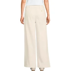Women's Lightweight Denim Mid Rise Pleated Slouchy Jeans