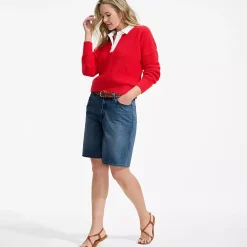 Women's Lightweight Denim Mid Rise 10" Shorts