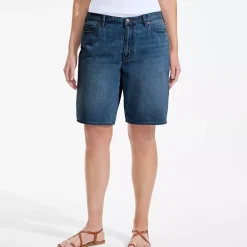 Women's Lightweight Denim Mid Rise 10" Shorts