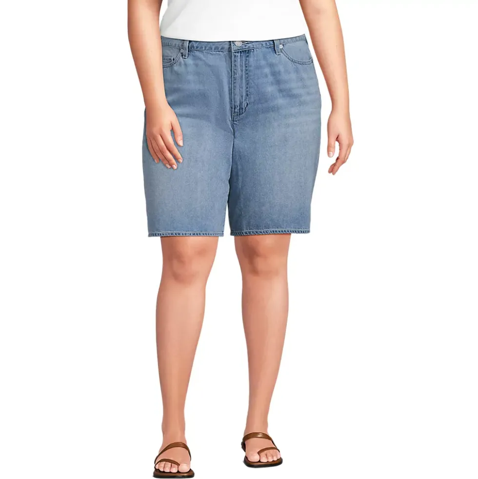 Women's Lightweight Denim Mid Rise 10" Shorts