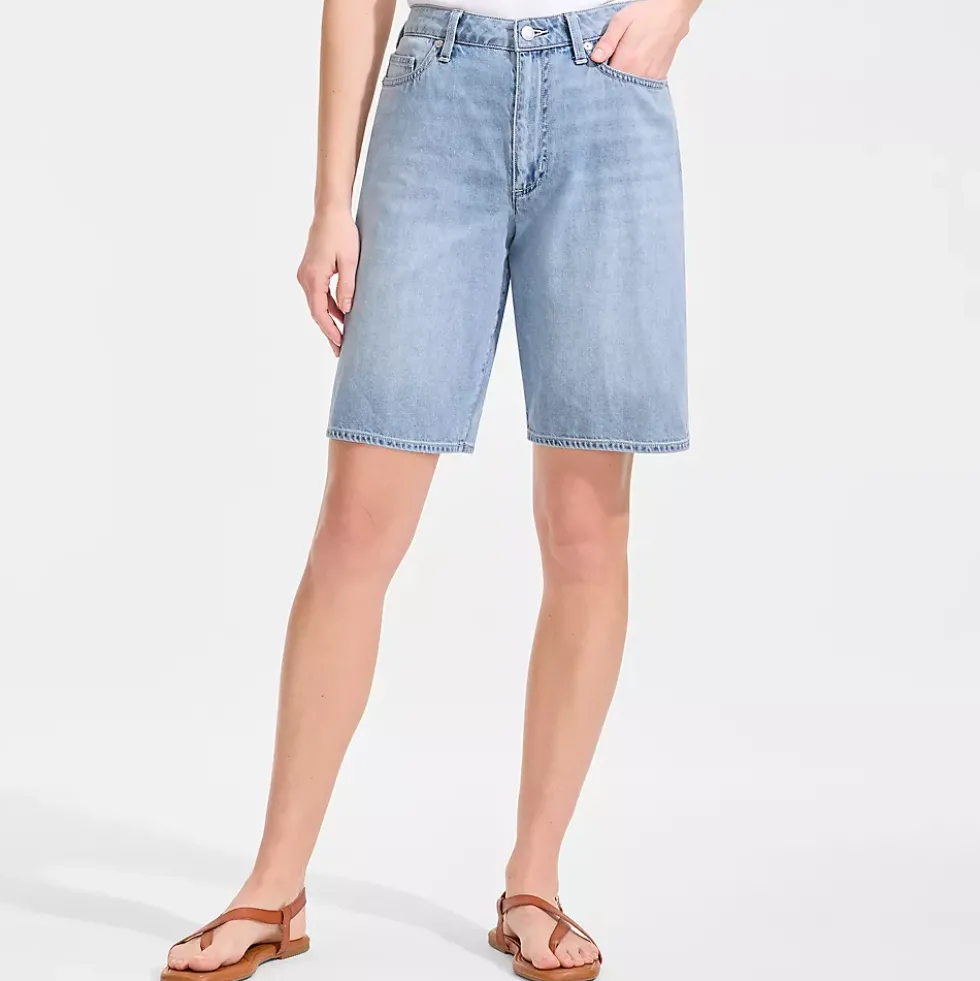 Women's Lightweight Denim Mid Rise 10" Shorts