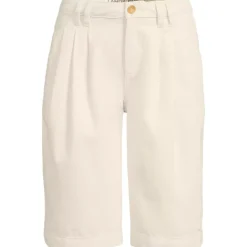 Women's Lightweight Denim Mid Rise Pleated 12