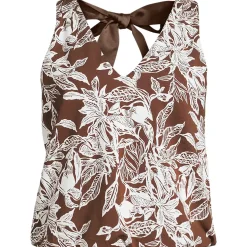 Women's Lightweight Jersey Blouson Vneck Tank