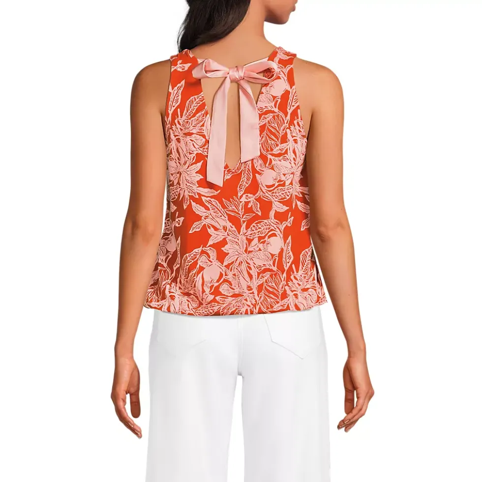 Women's Lightweight Jersey Blouson Vneck Tank