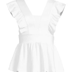 Women's Lightweight Jersey Ruffle Peplum Top
