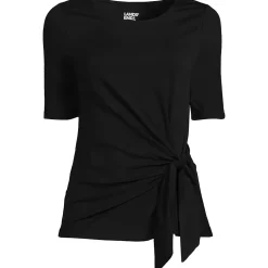 Women's Lightweight Jersey Tie Front Top