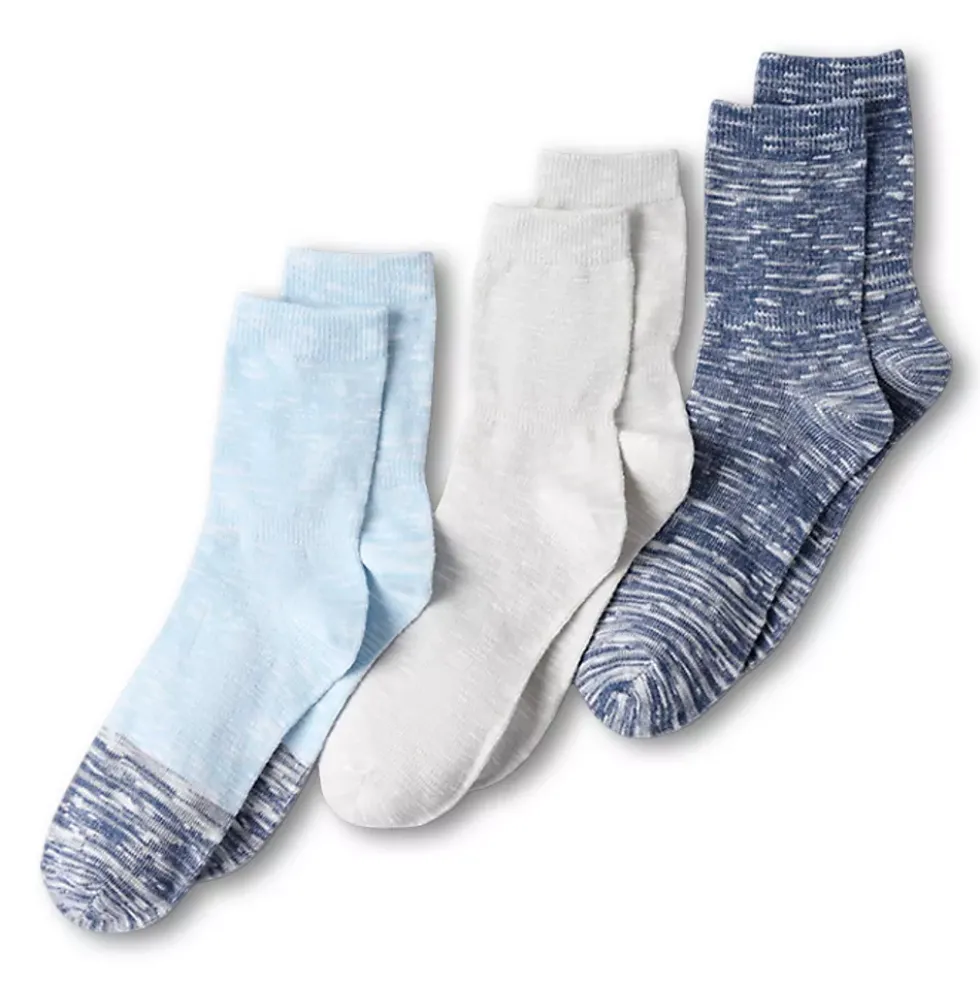 Women's Lightweight Slub Midi Socks 3 Pack