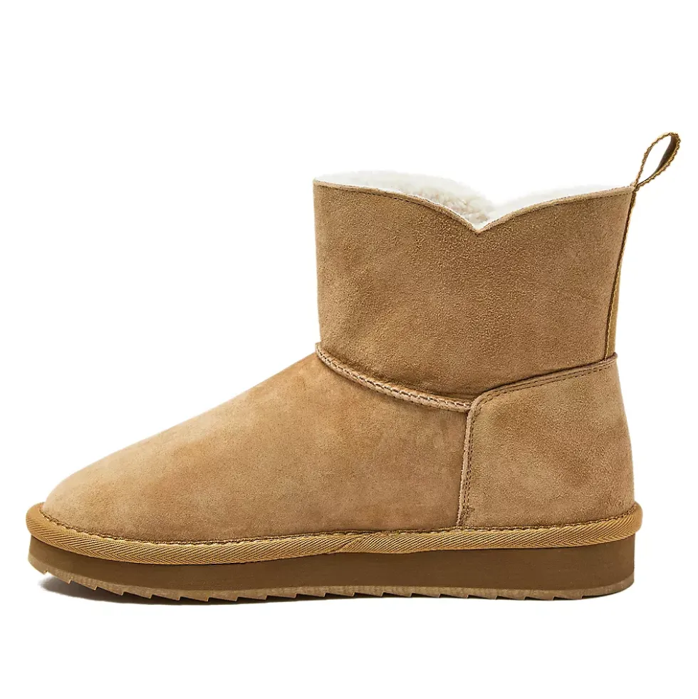 Women's Lined Suede Indoor Outdoor Boots