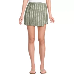 Women's Linen Above the Knee Skort