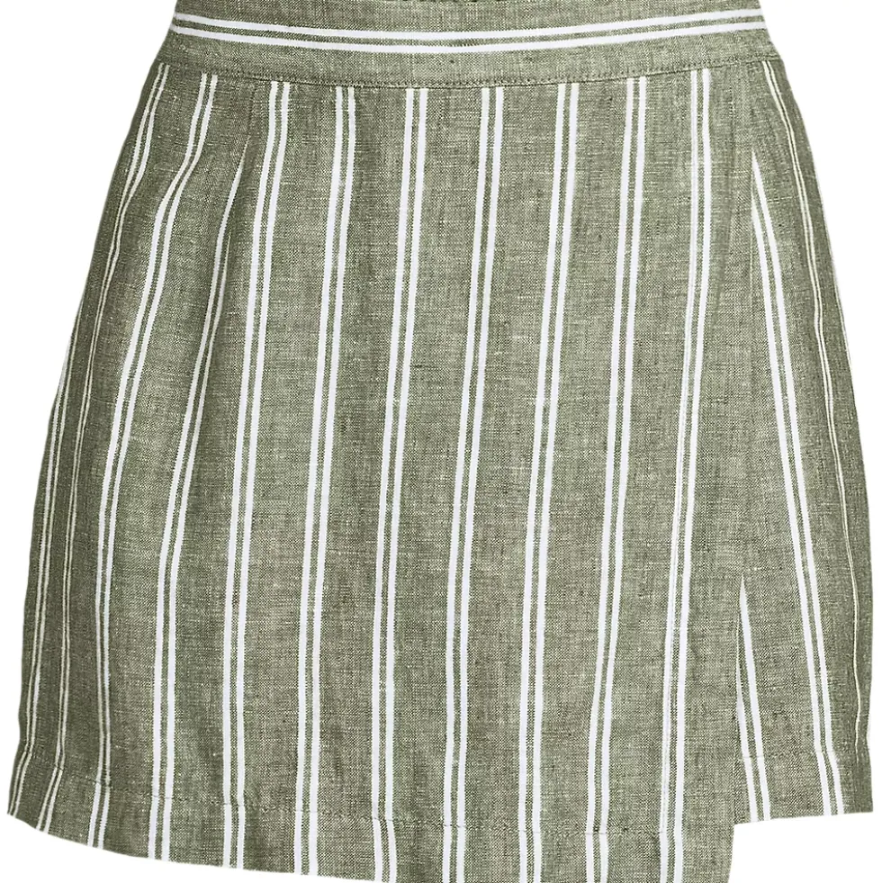 Women's Linen Above the Knee Skort