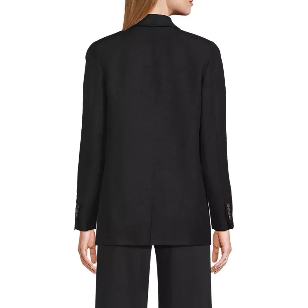 Women's Linen Double Breasted Blazer