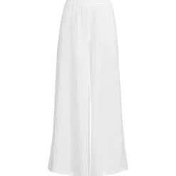 Women's Linen High Rise Palazzo Pants - Set Bottom