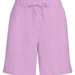Women's Linen High Rise Pull On 7" Shorts
