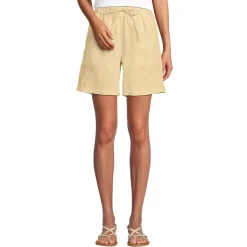 Women's Linen High Rise Pull On 7