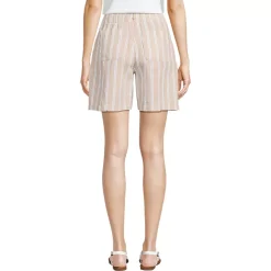 Women's Linen High Rise Pull On 7