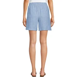 Women's Linen High Rise Pull On 7