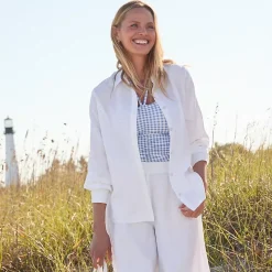 Women's Linen Long Sleeve Feminine Shirt