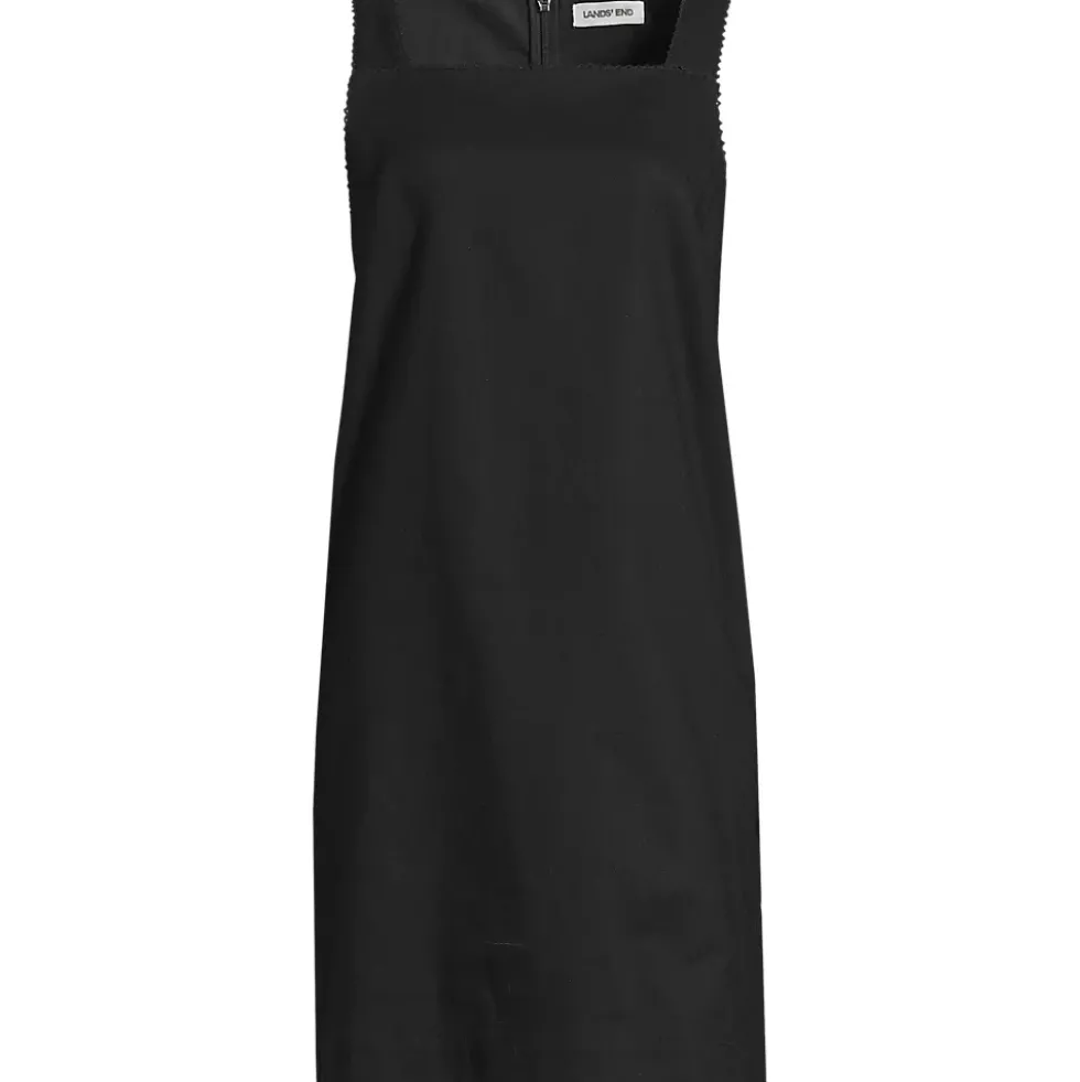 Women's Linen Shift Above the Knee Dress