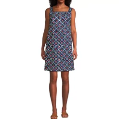 Women's Linen Shift Above the Knee Dress