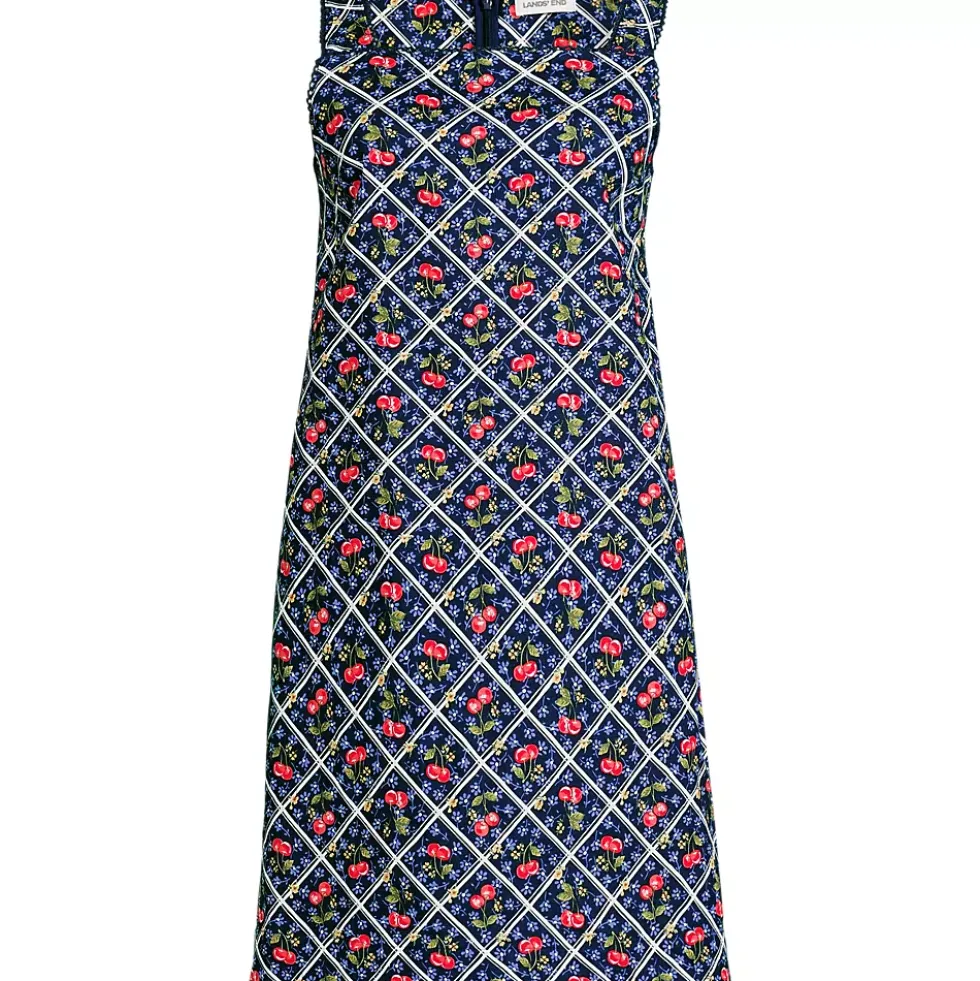 Women's Linen Shift Above the Knee Dress