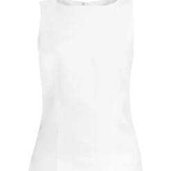 Women's Linen Sleeveless Peplum Top
