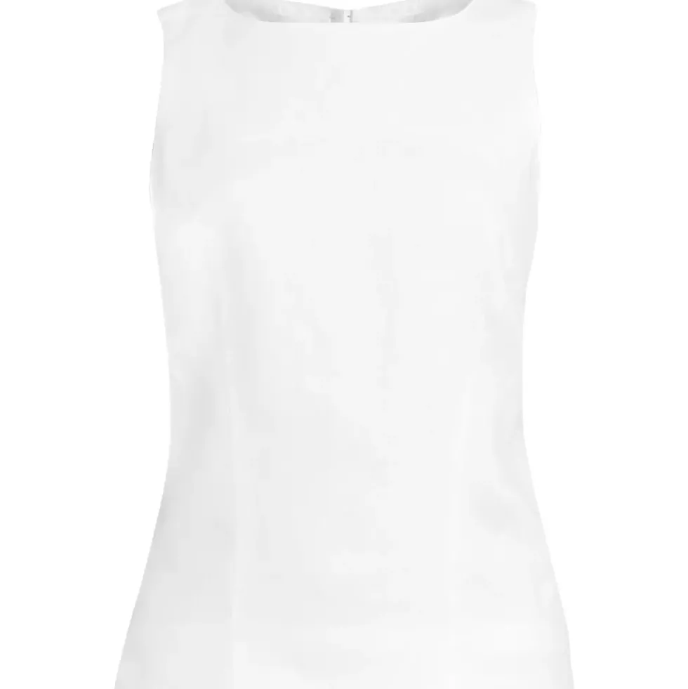 Women's Linen Sleeveless Peplum Top