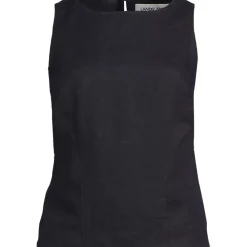 Women's Linen Sleeveless Peplum Top
