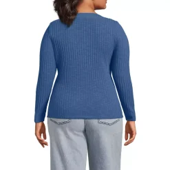 Women's Long Sleeve Coastal Rib Boatneck Top