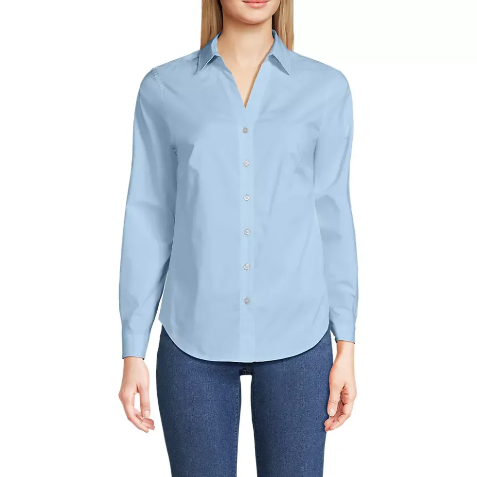 Women's Long Sleeve Coolmax Vneck Shirt