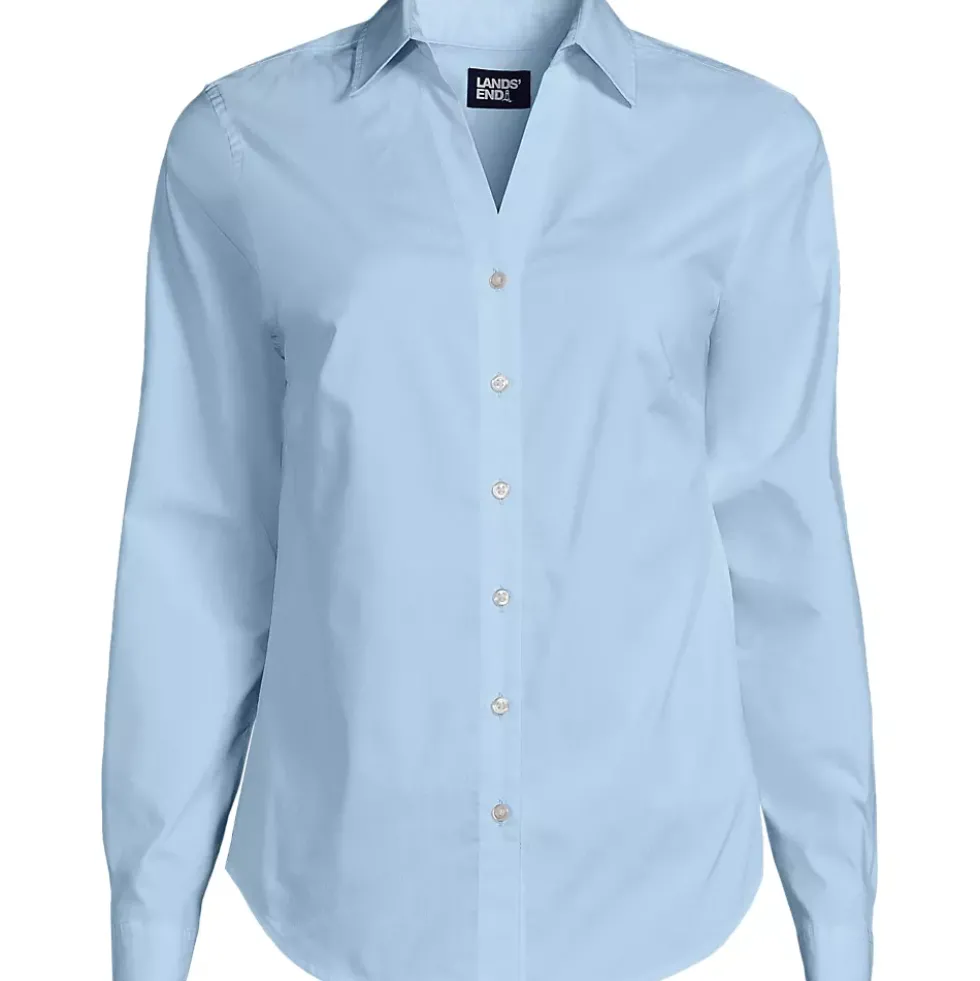 Women's Long Sleeve Coolmax Vneck Shirt