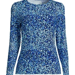 Women's Long Sleeve Crewneck Garden Tee - Sunshade UPF 50 Quick Dry