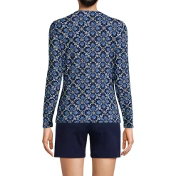 Women's Long Sleeve Crewneck Garden Tee - Sunshade UPF 50 Quick Dry