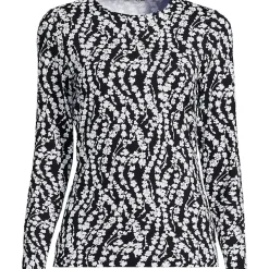 Women's Long Sleeve Crewneck Garden Tee - Sunshade UPF 50 Quick Dry