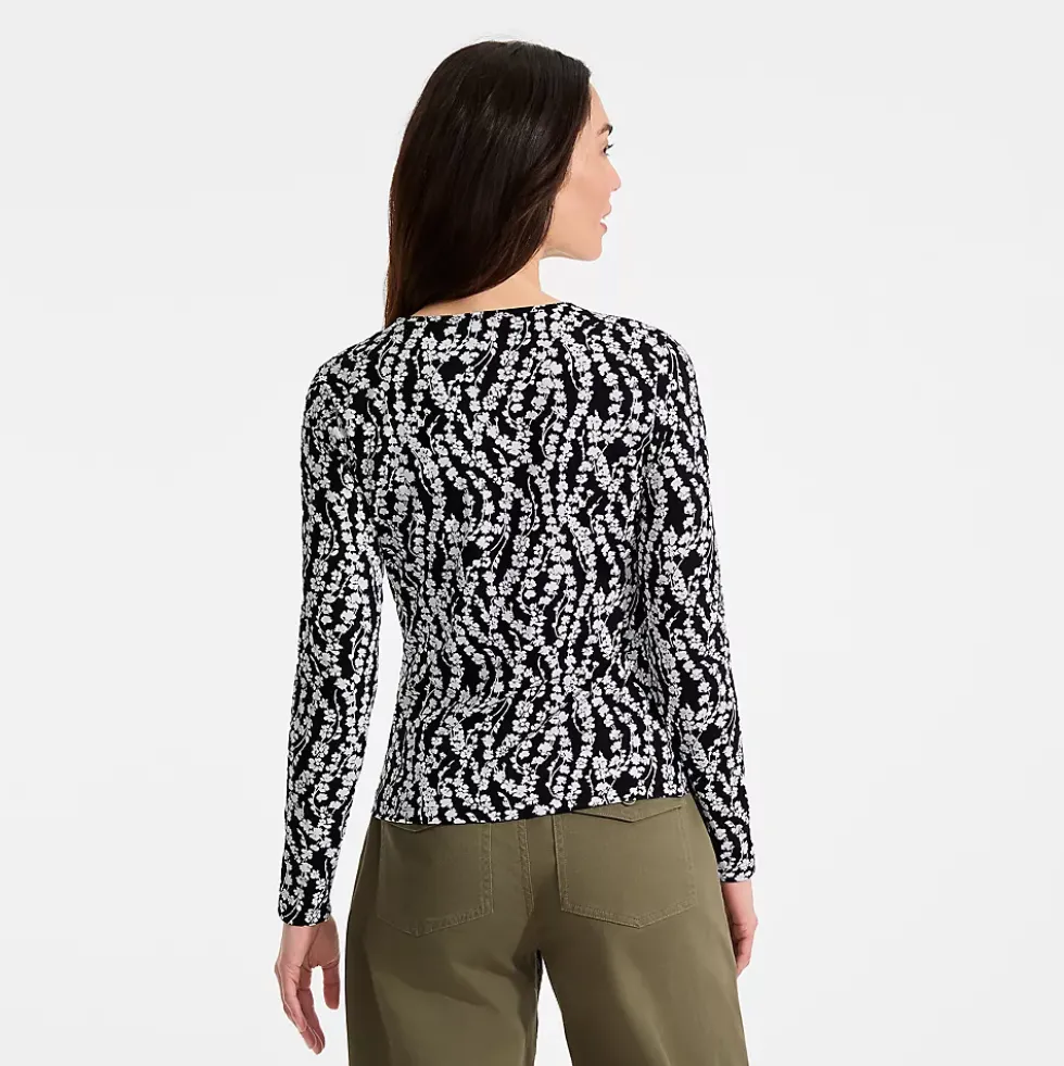 Women's Long Sleeve Crewneck Garden Tee - Sunshade UPF 50 Quick Dry