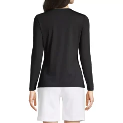 Women's Long Sleeve Crewneck Garden Tee - Sunshade UPF 50 Quick Dry