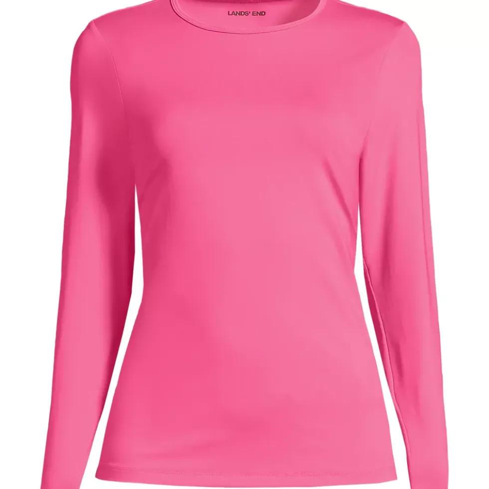 Women's Long Sleeve Crewneck Garden Tee - Sunshade UPF 50 Quick Dry
