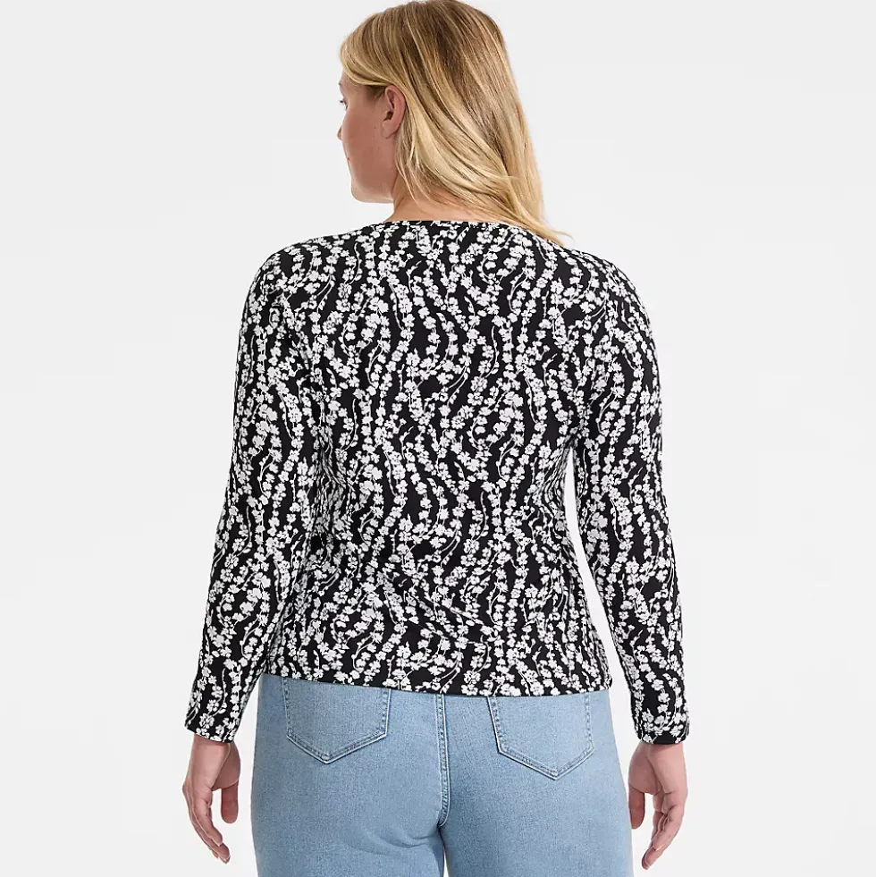 Women's Long Sleeve Crewneck Garden Tee - Sunshade UPF 50 Quick Dry