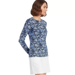 Women's Long Sleeve Crewneck Garden Tee - Sunshade UPF 50 Quick Dry