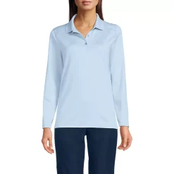 Women's Long Sleeve Feminine Fit Rapid Dry Polo Shirt