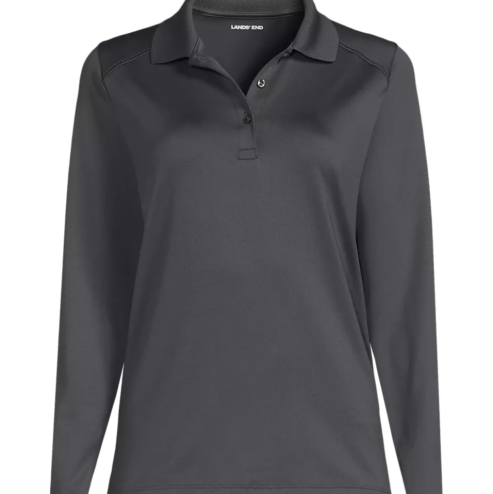 Women's Long Sleeve Feminine Fit Rapid Dry Polo Shirt