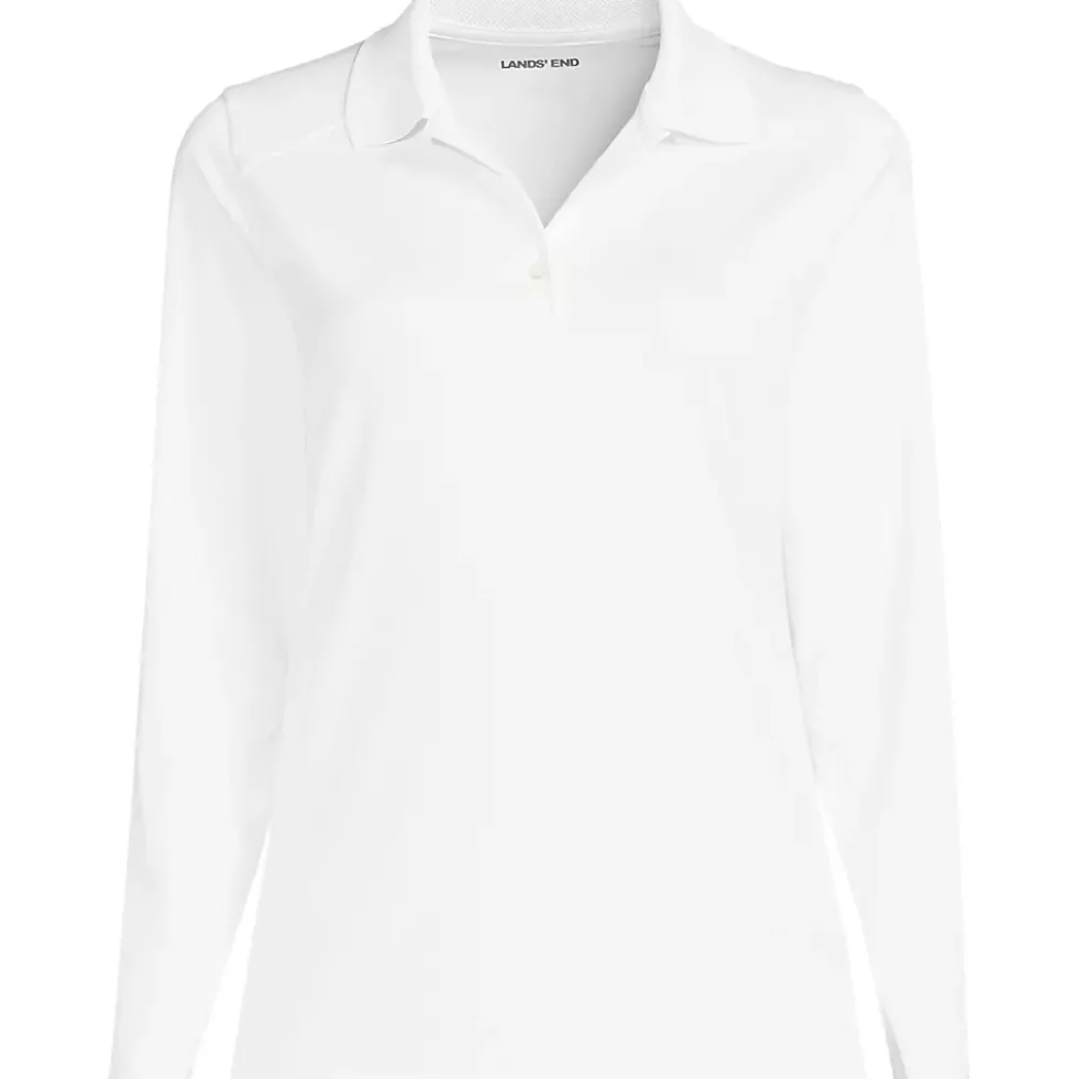 Women's Long Sleeve Feminine Fit Rapid Dry Polo Shirt