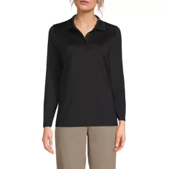 Women's Long Sleeve Feminine Fit Rapid Dry Polo Shirt