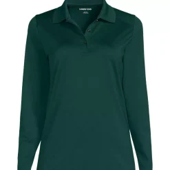 Women's Long Sleeve Feminine Fit Rapid Dry Polo Shirt