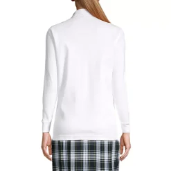 Women's Long Sleeve Interlock Polo Shirt