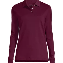 Women's Long Sleeve Interlock Polo Shirt